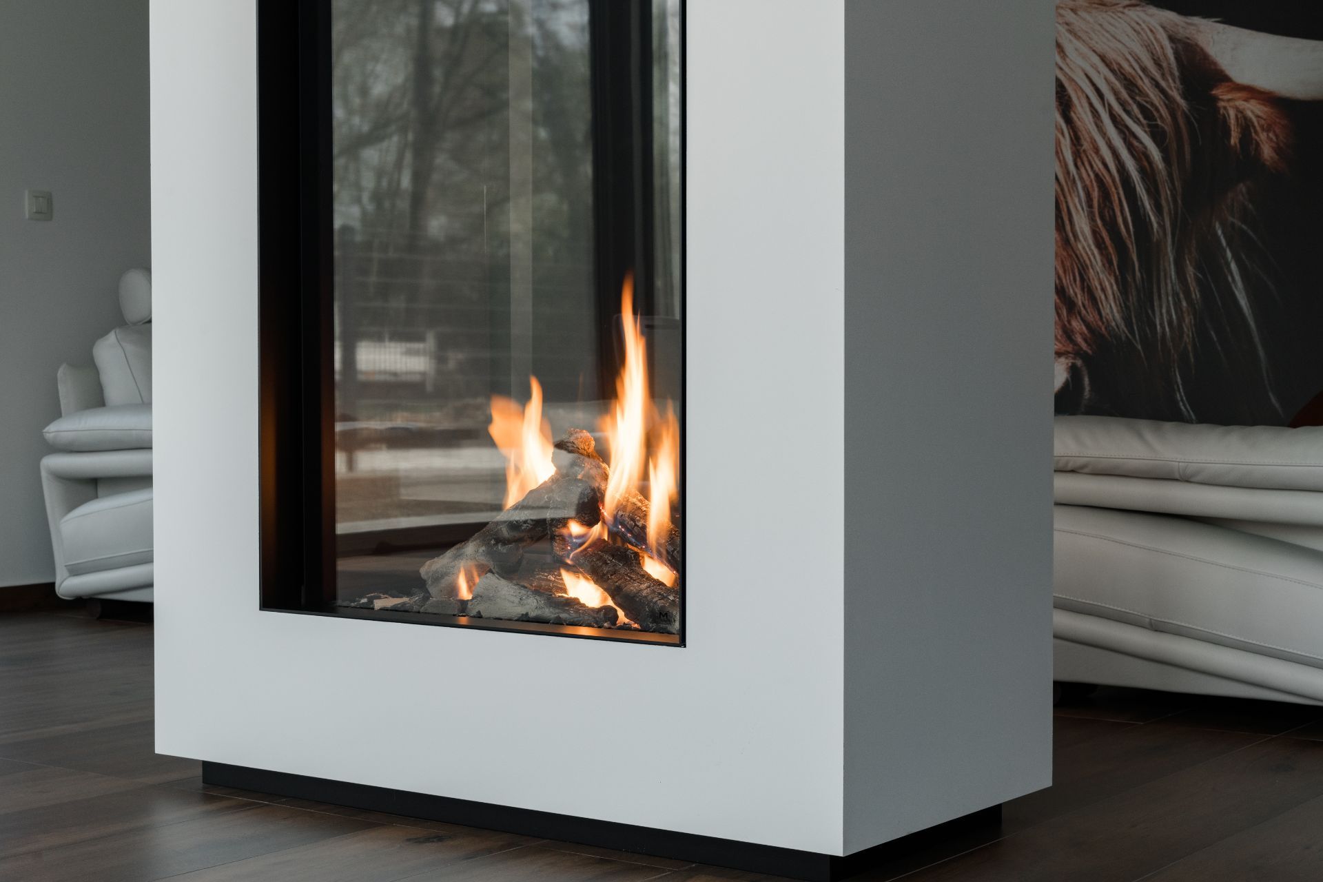 Elektrische haarden verlenen een charmante look aan je interieur